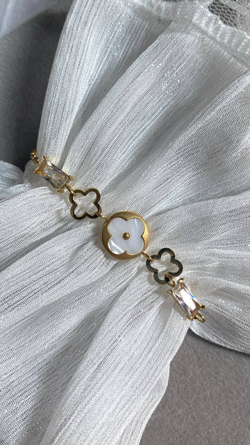 Golden Glow Adjustable Bracelet