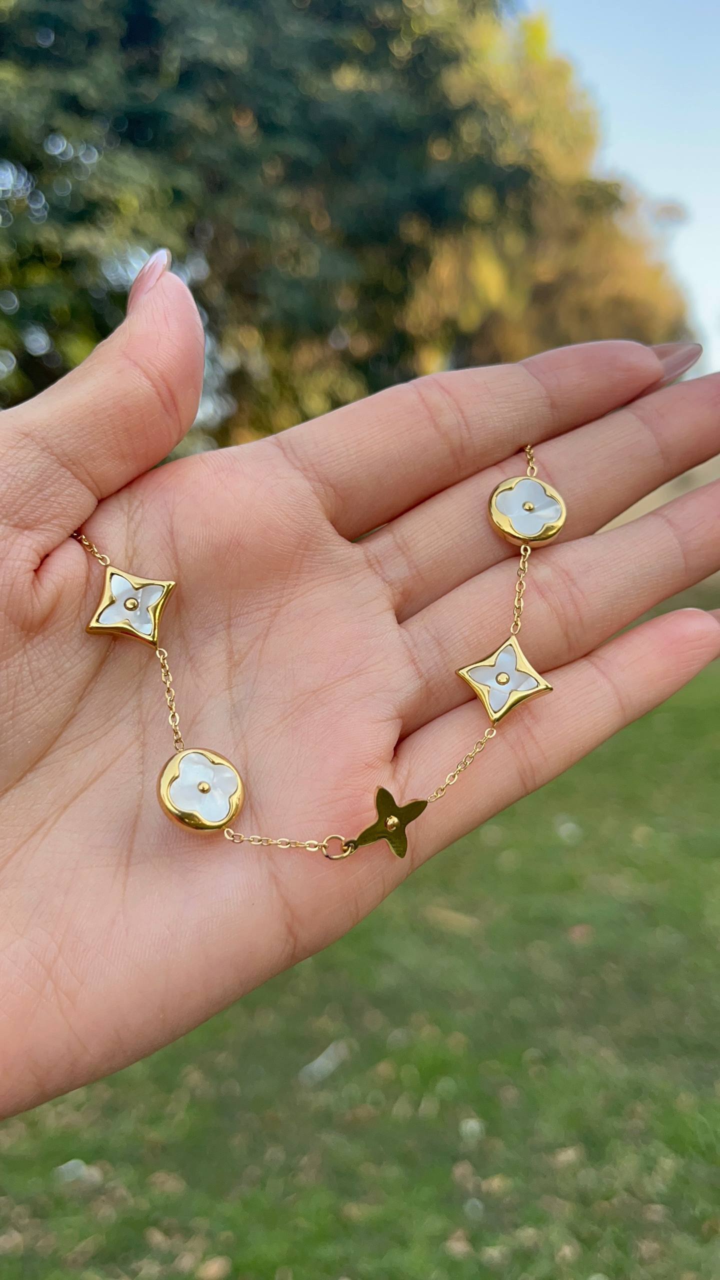 Golden Glow Trendy Bracelet