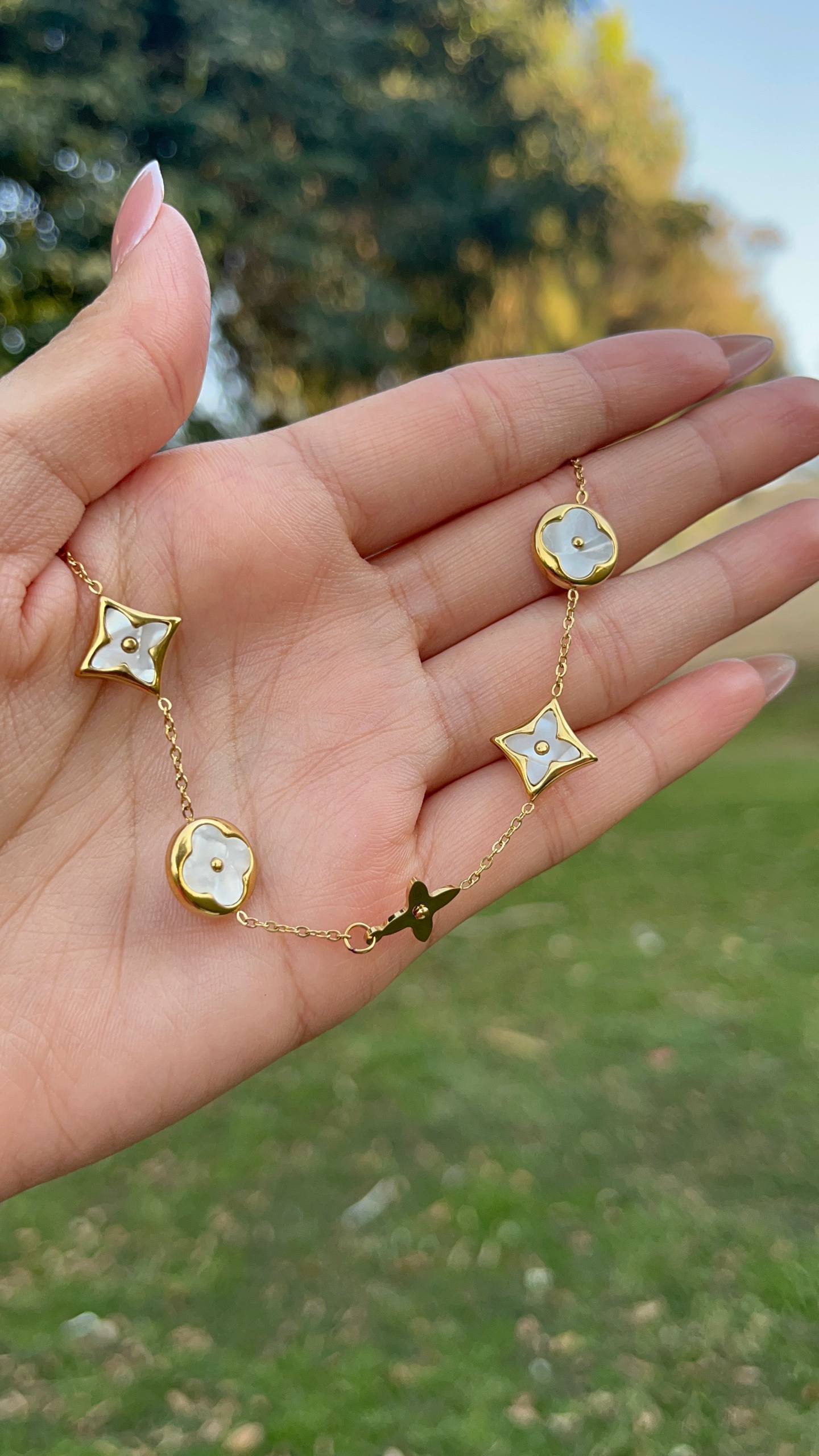 Golden Glow Trendy Bracelet