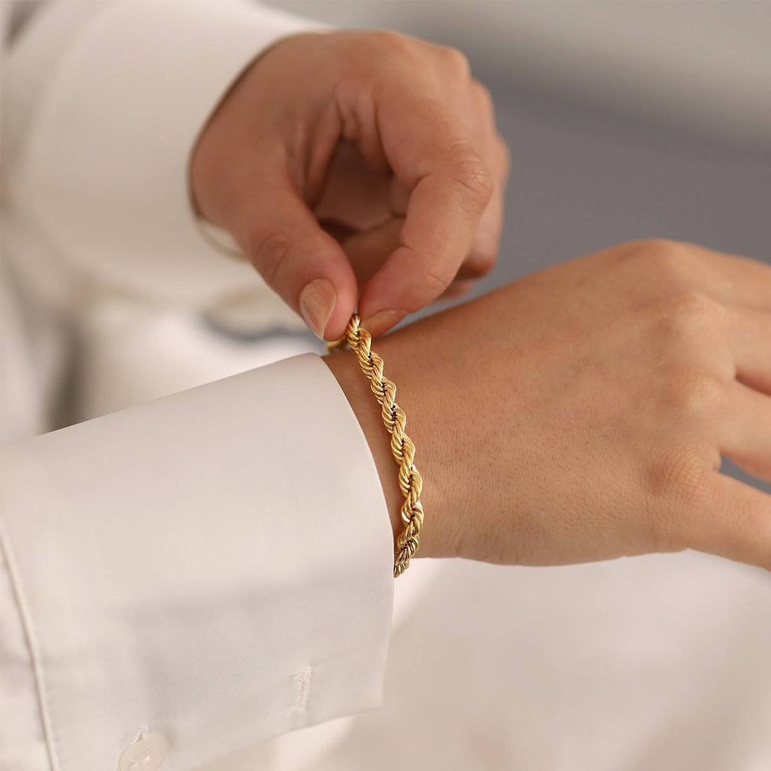 Golden Glow Braided Bracelet