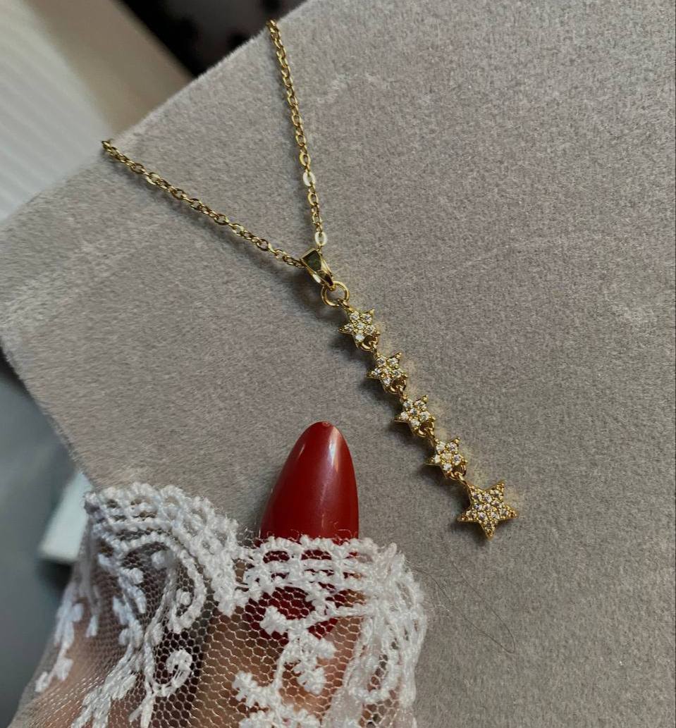 Golden Glow Trendy Necklace