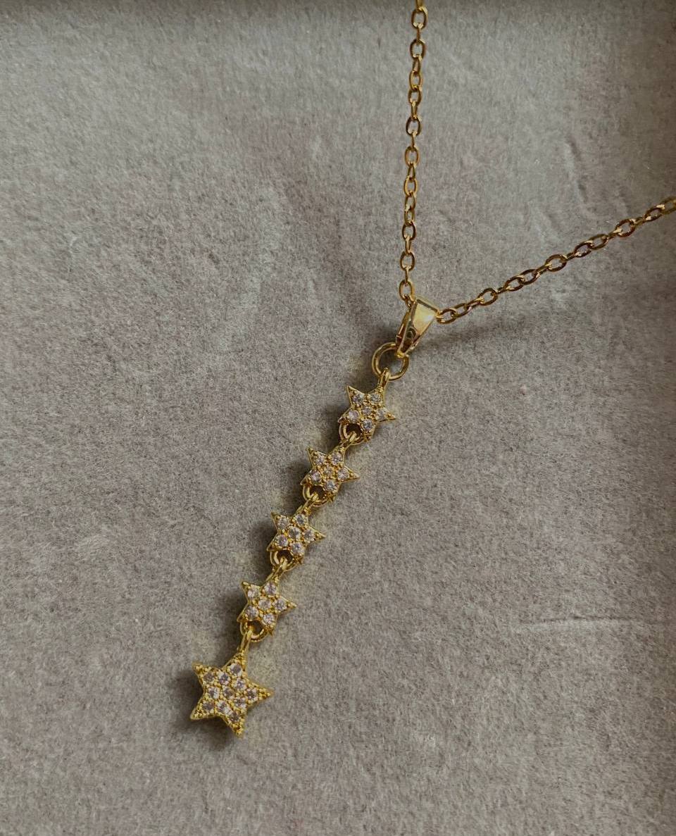 Golden Glow Trendy Necklace