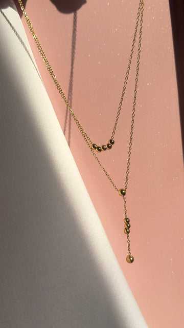 Golden Glow Double Necklace Signature