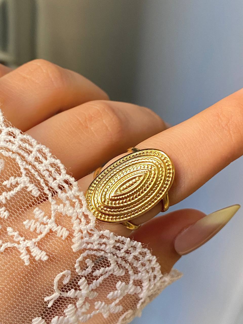 Golden Glow Ring