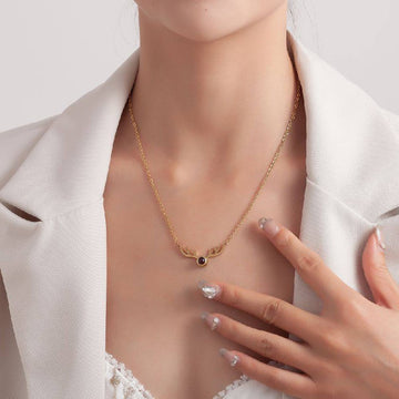 Golden Glow Gazelle Necklace