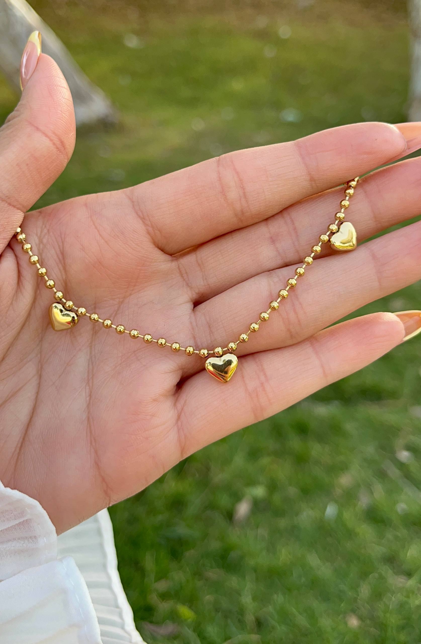 Sweetheart Spark Beads Necklace