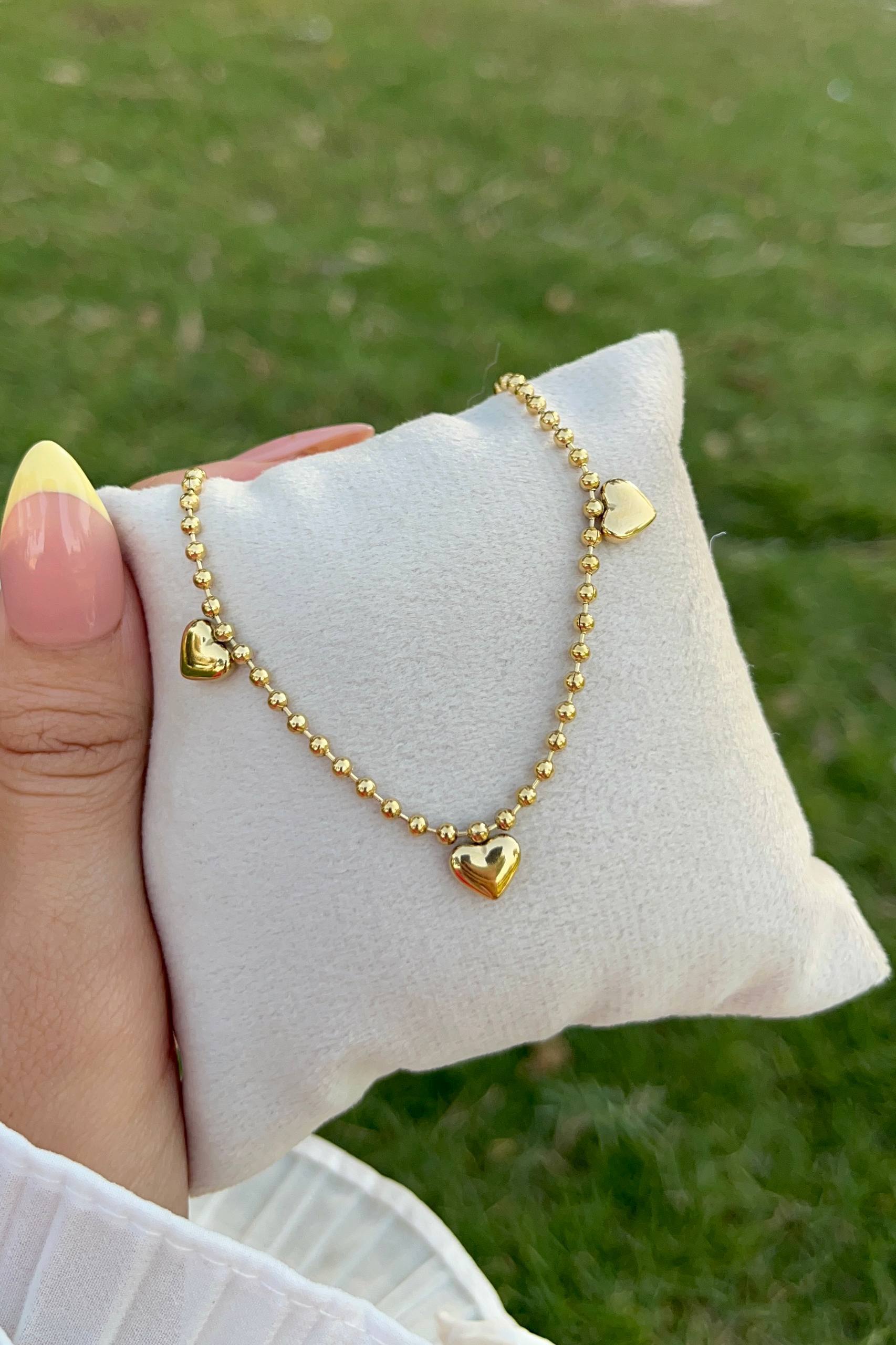 Sweetheart Spark Beads Necklace