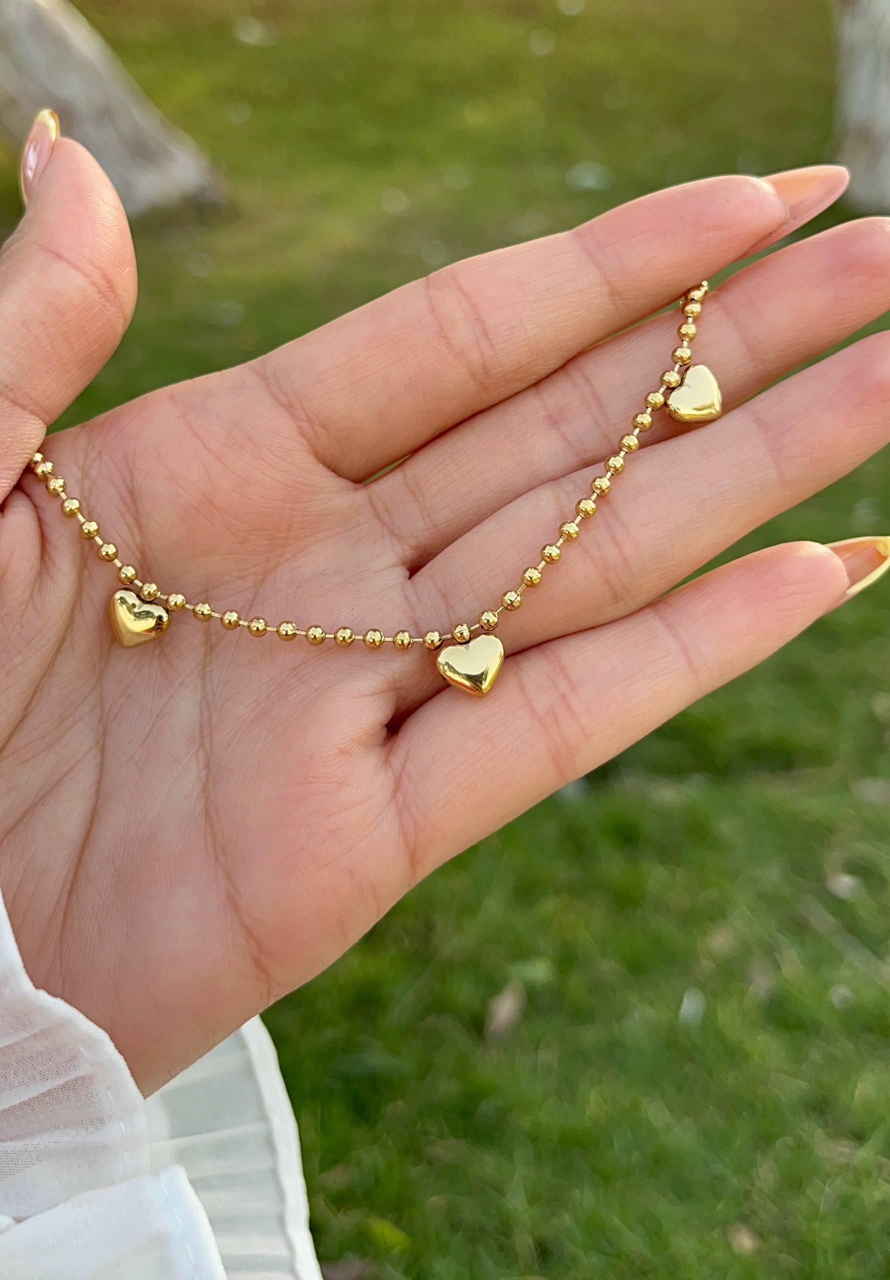 Sweetheart Spark Beads Necklace