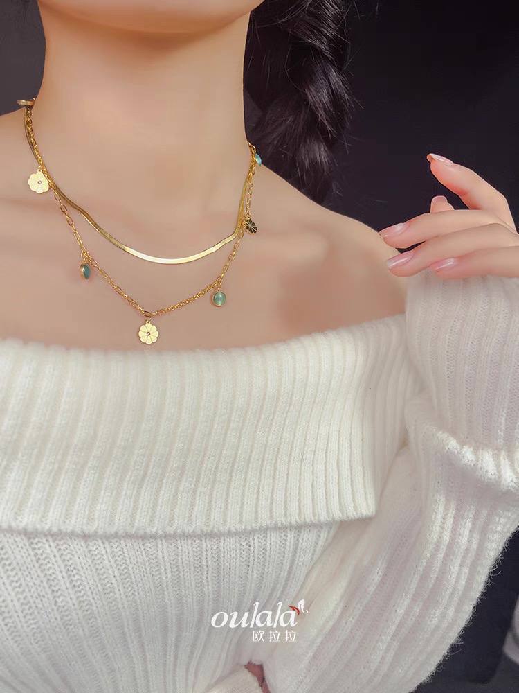 Golden Glow Double Necklace Edition