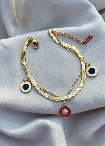 Bold Luxe Double Bracelet