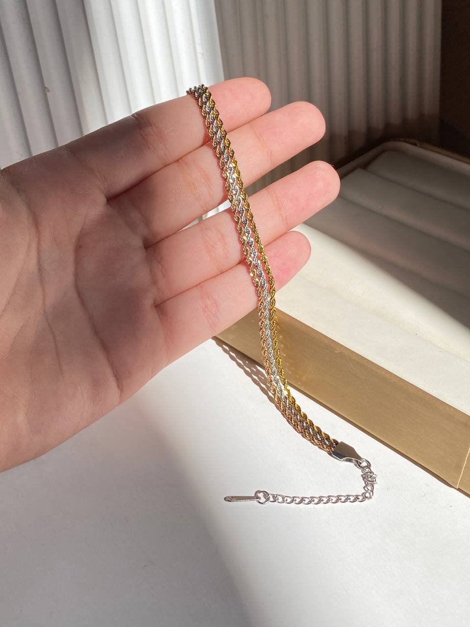 Golden Glow Braided Bracelet Edition