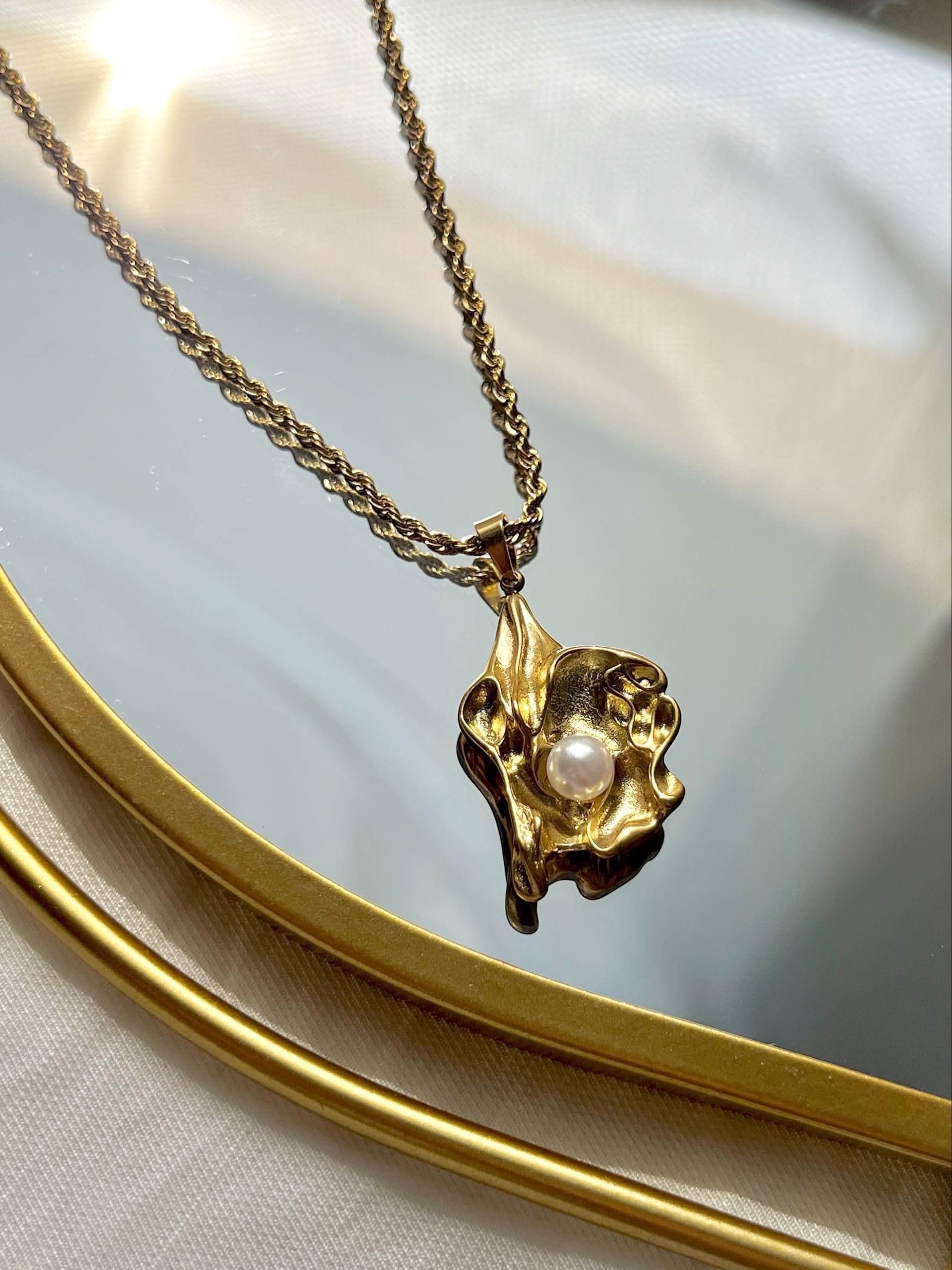 Golden Memory Necklace