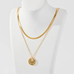 Golden Glow Double Necklace Deluxe