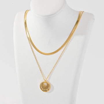 Golden Glow Double Necklace Deluxe
