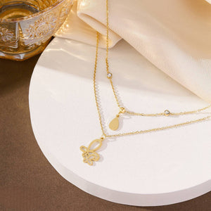 Golden Glow Double Necklace