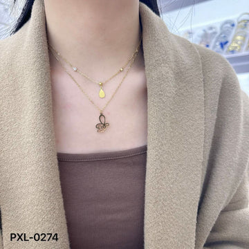 Golden Glow Double Necklace