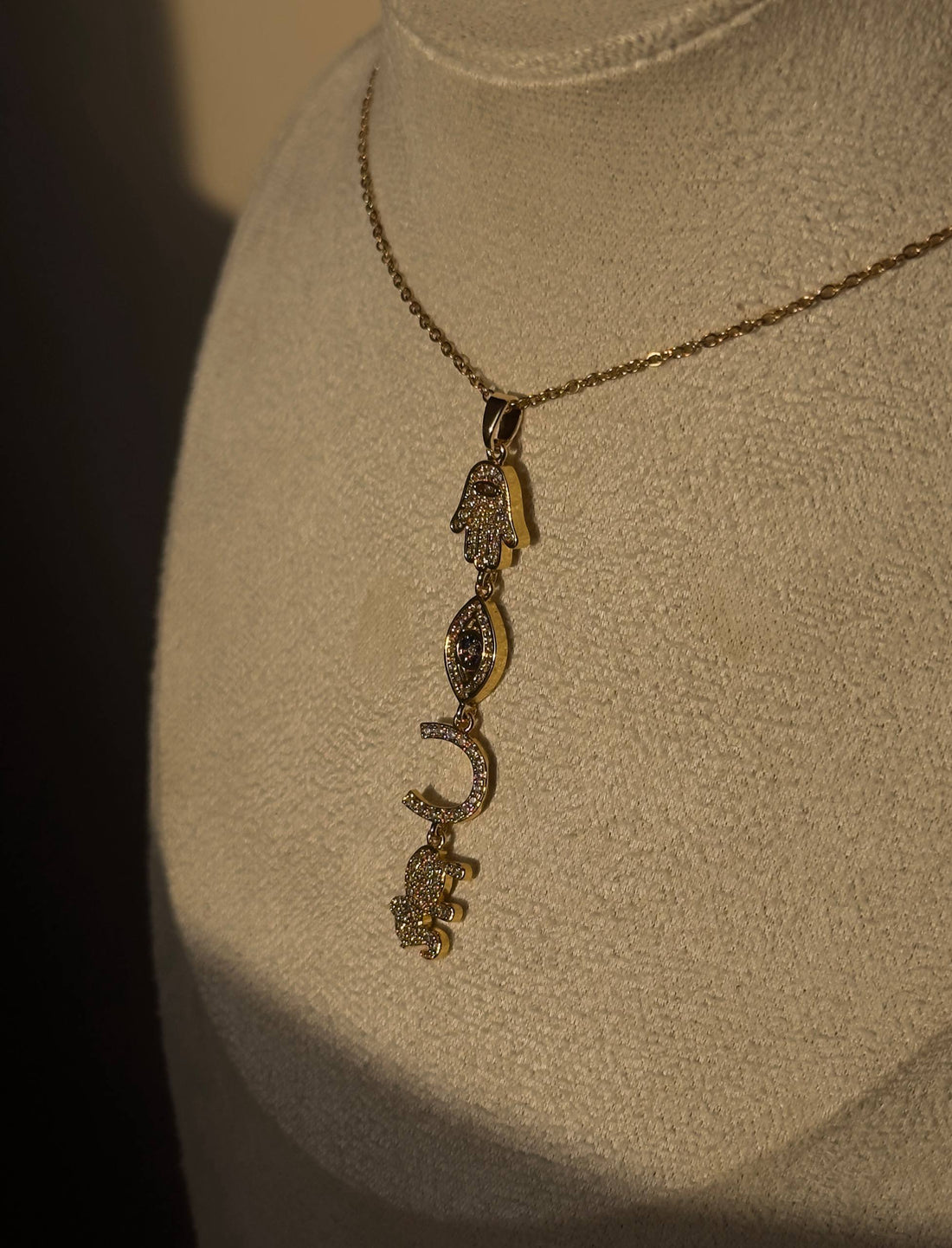 Golden Glow Layers Necklace