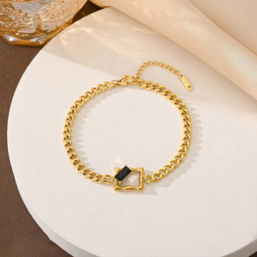 Golden Glow Square Bracelet Edition