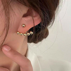 Golden Glow Beads Earrings