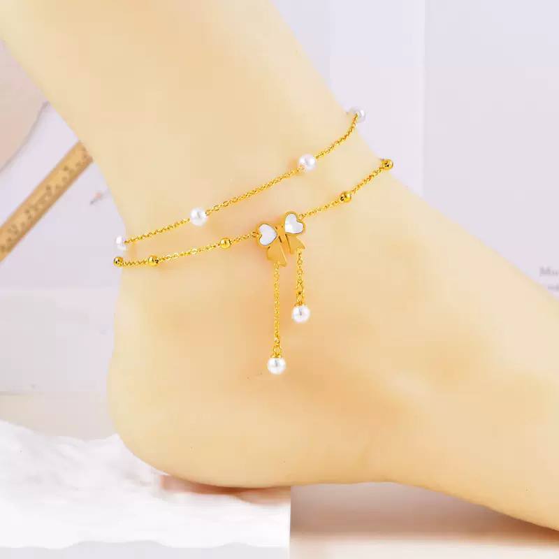 Golden Glow Anklet